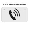 4 X 7 Aluminum License Plate  Thumbnail
