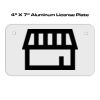 4 X 7 Aluminum License Plate  Thumbnail