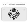 4 X 7 Aluminum License Plate  Thumbnail