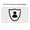 4 X 7 Aluminum License Plate  Thumbnail