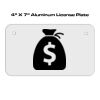 4 X 7 Aluminum License Plate  Thumbnail