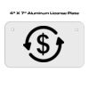 4 X 7 Aluminum License Plate  Thumbnail