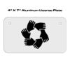 4 X 7 Aluminum License Plate  Thumbnail