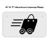 4 X 7 Aluminum License Plate  Thumbnail