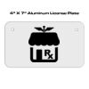 4 X 7 Aluminum License Plate  Thumbnail