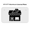 4 X 7 Aluminum License Plate  Thumbnail