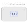 4 X 7 Aluminum License Plate  Thumbnail