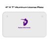 4 X 7 Aluminum License Plate  Thumbnail