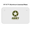 4 X 7 Aluminum License Plate  Thumbnail