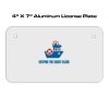 4 X 7 Aluminum License Plate  Thumbnail