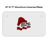 4 X 7 Aluminum License Plate  Thumbnail