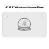 4 X 7 Aluminum License Plate  Thumbnail