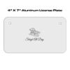 4 X 7 Aluminum License Plate  Thumbnail
