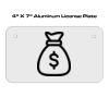4 X 7 Aluminum License Plate  Thumbnail