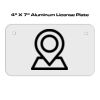 4 X 7 Aluminum License Plate  Thumbnail