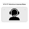4 X 7 Aluminum License Plate  Thumbnail