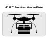 4 X 7 Aluminum License Plate  Thumbnail
