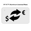 4 X 7 Aluminum License Plate  Thumbnail