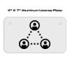 4 X 7 Aluminum License Plate  Thumbnail