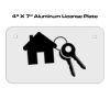 4 X 7 Aluminum License Plate  Thumbnail