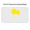 4 X 7 Aluminum License Plate  Thumbnail