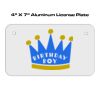 4 X 7 Aluminum License Plate  Thumbnail