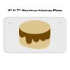 4 X 7 Aluminum License Plate  Thumbnail