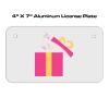 4 X 7 Aluminum License Plate  Thumbnail