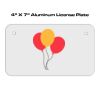 4 X 7 Aluminum License Plate  Thumbnail