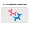 4 X 7 Aluminum License Plate  Thumbnail