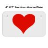 4 X 7 Aluminum License Plate  Thumbnail