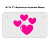 4 X 7 Aluminum License Plate  Thumbnail