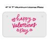 4 X 7 Aluminum License Plate  Thumbnail