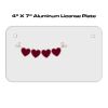 4 X 7 Aluminum License Plate  Thumbnail
