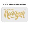 4 X 7 Aluminum License Plate  Thumbnail