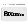 4 X 7 Aluminum License Plate  Thumbnail