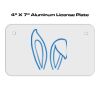 4 X 7 Aluminum License Plate  Thumbnail