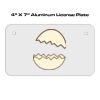 4 X 7 Aluminum License Plate  Thumbnail