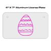 4 X 7 Aluminum License Plate  Thumbnail