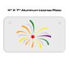 4 X 7 Aluminum License Plate  Thumbnail