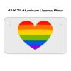 4 X 7 Aluminum License Plate  Thumbnail