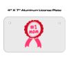 4 X 7 Aluminum License Plate  Thumbnail