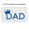 4 X 7 Aluminum License Plate  Thumbnail