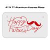 4 X 7 Aluminum License Plate  Thumbnail