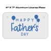 4 X 7 Aluminum License Plate  Thumbnail