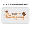 4 X 7 Aluminum License Plate  Thumbnail