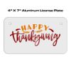 4 X 7 Aluminum License Plate  Thumbnail