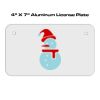 4 X 7 Aluminum License Plate  Thumbnail