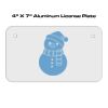 4 X 7 Aluminum License Plate  Thumbnail