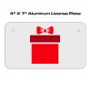 4 X 7 Aluminum License Plate  Thumbnail